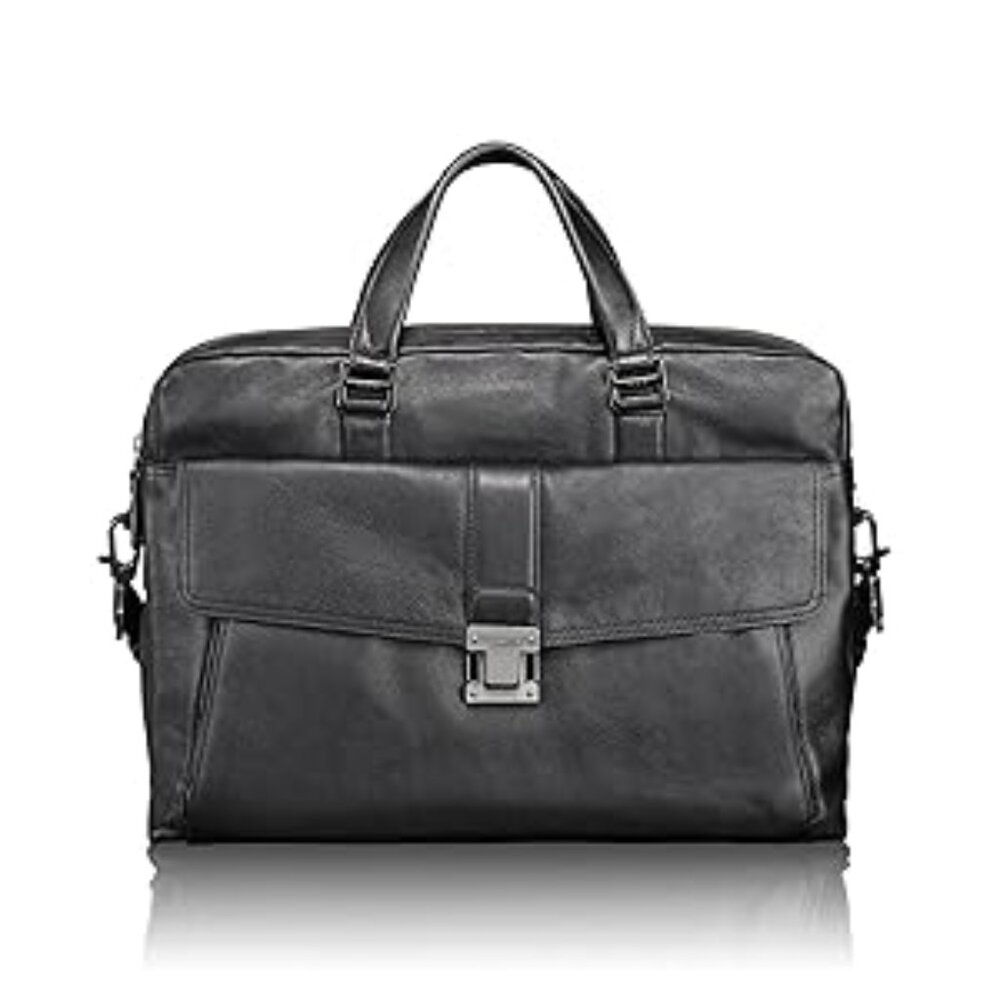 #171  - Tumi Luggage Beacon Hill Chestnut Laptop Briefcase, Black, Medium